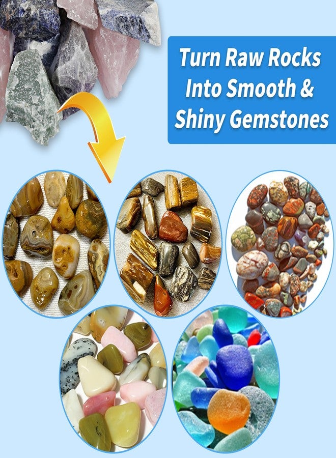 KomeStone Rough Raw Colorful Rocks & Rock Tumbler Polishing Refill Grits, High Performance Polishing Grits and Crystal Stones for Another Batch of Rocks Tumbling, Suitable for All Rock Tumblers - Image 4